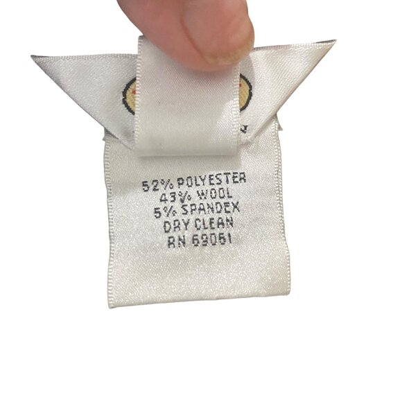 Talbots Classic Fit Stretch Trousers Dress Pants Women Size 12W Wool Blend Brown - Picture 5 of 13